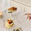 Retro Love Heart Fruit Glass Plate Series – Breakfast, Cake, and Dessert Plate