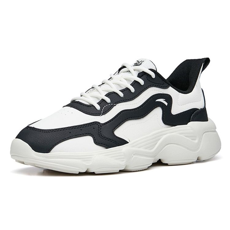 Anta Dance Battle 2.0 Mesh Sports Casual Shoes Low Top Lifestyle Shoes Women Sneaker Black White 122238860-6