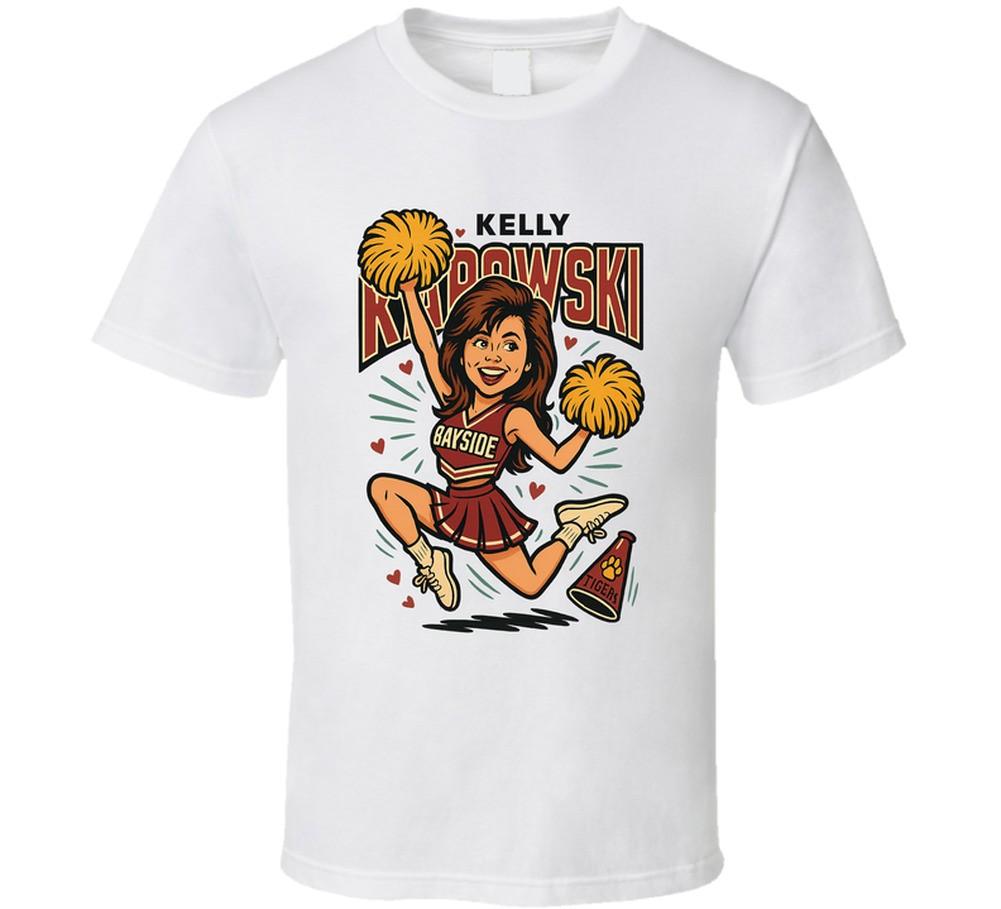 Kelly Kapowski Saved By The Bell Caricature Retro Look Fan T Shirt Mens Womens Tees Top