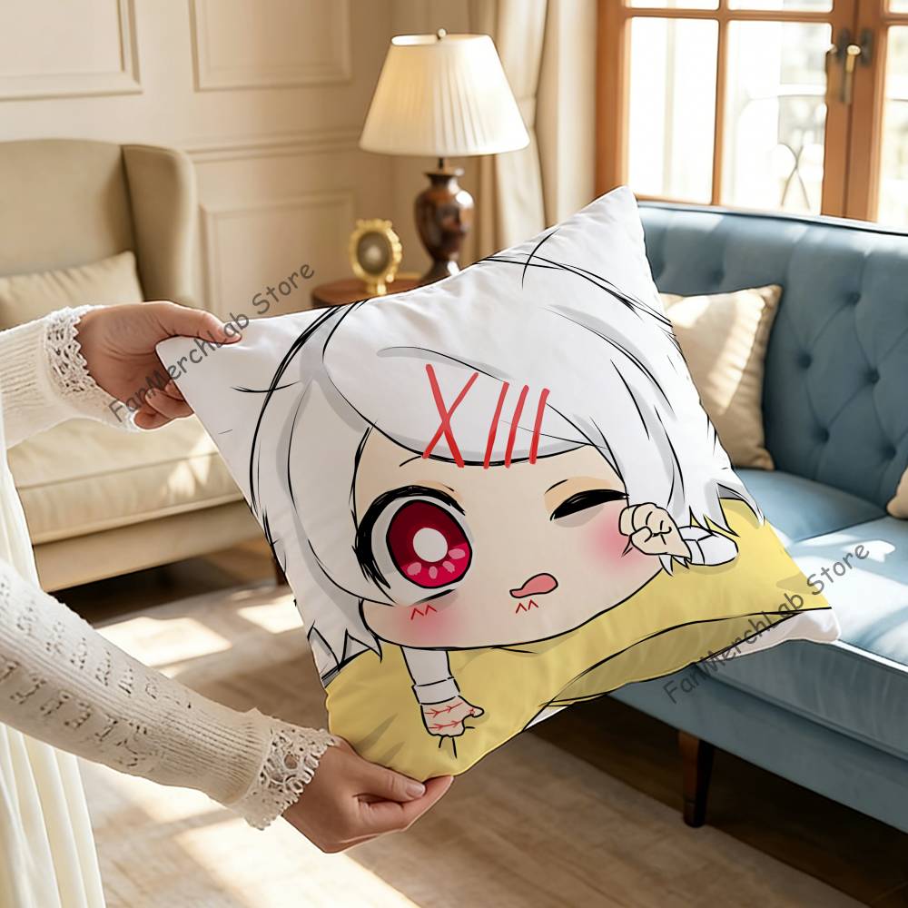 JJuuzou Anime SSuzuyaS Cushion For Bedroom Car Coffee Shop Room and Living Room Sofa Decorative Pillow Cover Case