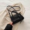 Fashionable 2024 Korean Handbag Unique Textured Vintage Shoulder Crossbody Bag For Women