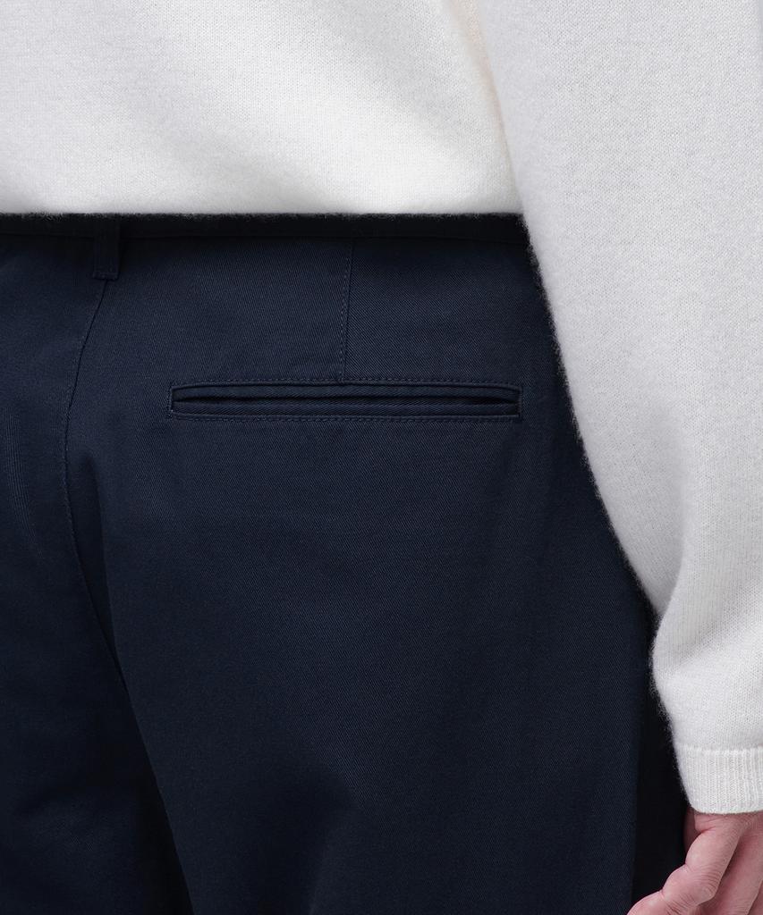 Musinsa Standard One-Pleat Regular Fit Chino Pants [Navy]