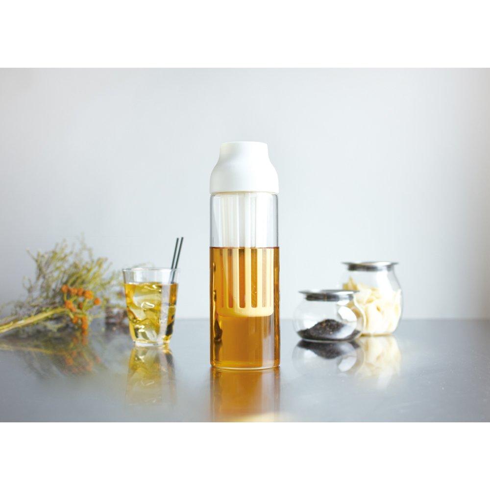 Kinto CaraffaBottiglia Acqua Fredda CAPSULE Caraffa Cold Brew 1L Bianca 26471