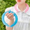 Portable Reusable Neck Cooling Wrap Wearable Neck Cooler Ice Neck Cool Wraps Instant Cooling Tube for Hot Weather