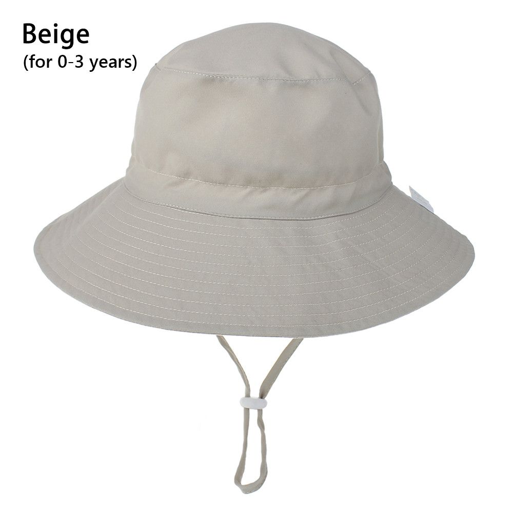 Wide Brim UV Protection Swimming Hats Baby Sun Hat Bucket Hat Beach Cap with Adjustable Chin Strap