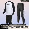 Mens Rash Guard Set UV Protection Long Sleeve Surfing Swimsuit Snorkeling Diving Outdoor Water Sports