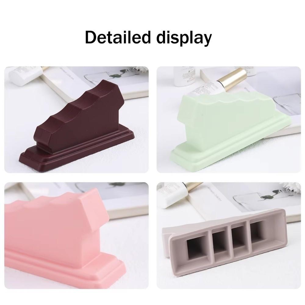 Silicone Nail Art Finger Support Sturdy Finger Stand Nail Practice Assistant Mat For Nail Salon
