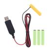 Universeller LR03 AAA Batterie-Eliminator USB-Netzkabel Ersetzt AAA-Batterie für Radio Elektrisches Spielzeug Uhr LED-Streifen