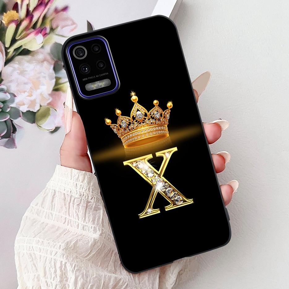 For LG K52 2020 Case LM-K520 New Fashion Crown Letters Cover Soft Silicone Phone Case For LG K62 LM-K525 K 52 LGK52 LGK62 Fundas