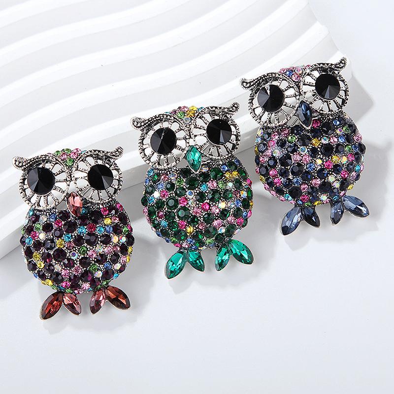 Personalized Retro Owl Brooches For Women Clothing Coat Accessries Gifts