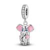 Cuivre Jolie Couleur Rose Perle Charme Charms CŒUR D'AMOUR Jupe Fleur Pendentifs Pendantes Compatibles Avec Bracelets Fash Authentiques Bijoux À Faire Soi-Même