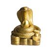 Crafts Geldschlange Kupfer Feng Shui Waren Amulett Eröffnungsgeschenk Geldschlange Sternzeichen Figur Ornament Glücksbringer H10cm
