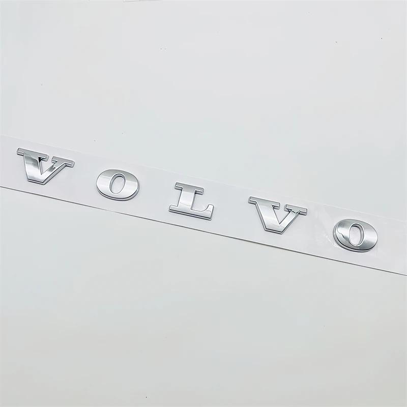3D ABS VOLVO Letter Car Trunk Emblem Sticker for XC40 XC60 XC90 S60 S90 V50 V70 V60 V40 S80 Auto Rear Badge Exterior Accessories