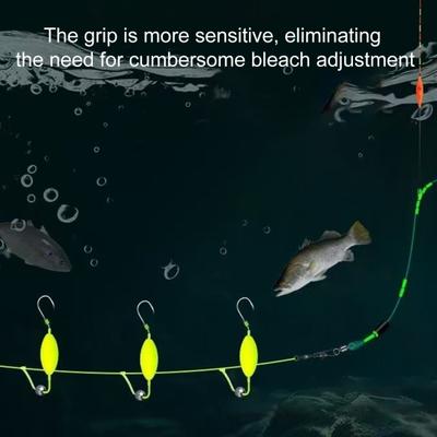 1 Set Three Reverse Hooks Fishing Rig Smooth Casting Anti-Tangle Snag Resistant Split Hook Rig Freshwater Saltwater Jigging Fishing Accessories