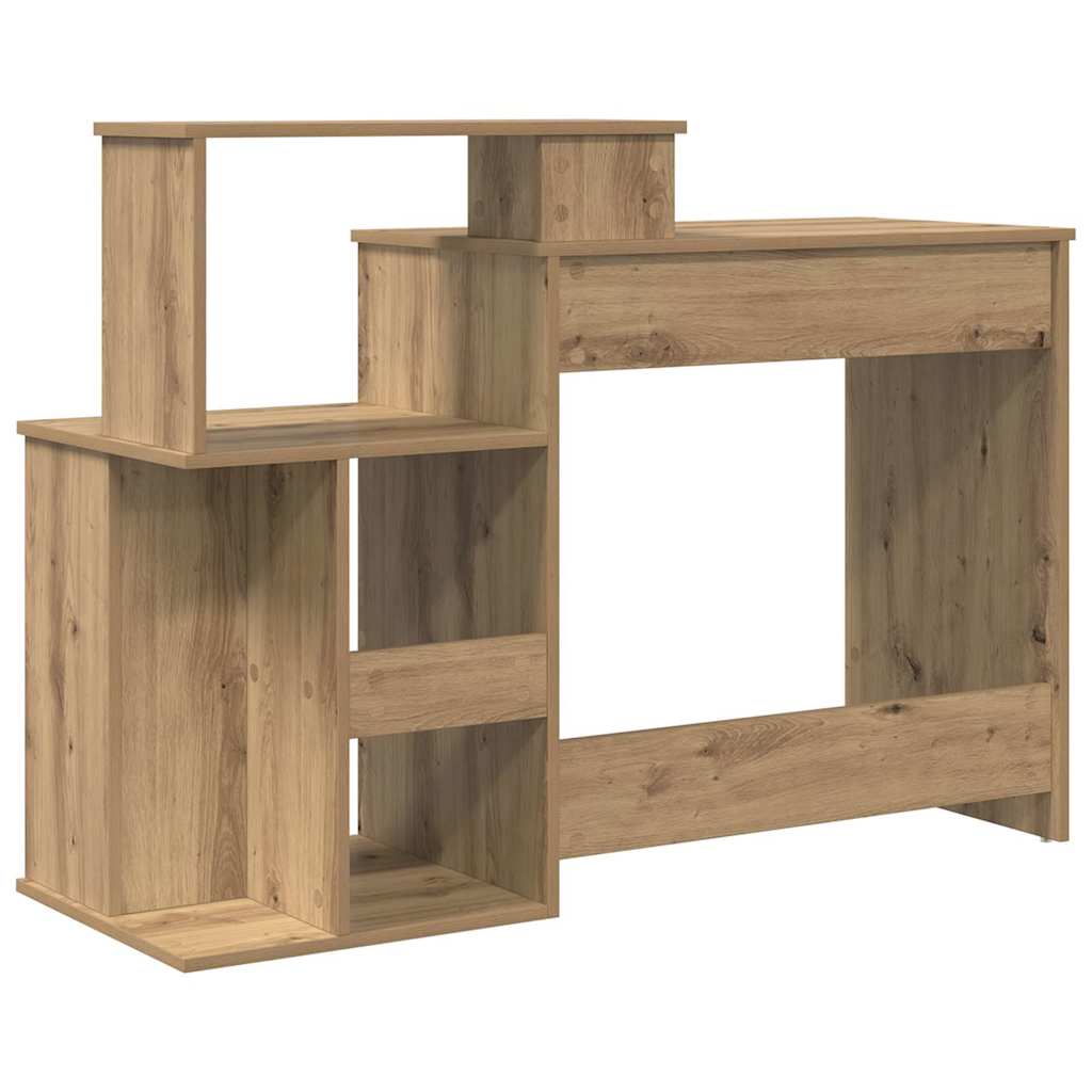 Artisan Oak Desk 120.5 X 44 X 88.5 Cm Engineered Wood
