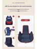 British Style Lightweight Backpack for Grades 1-3: Boys' & Girls' Sesame Design