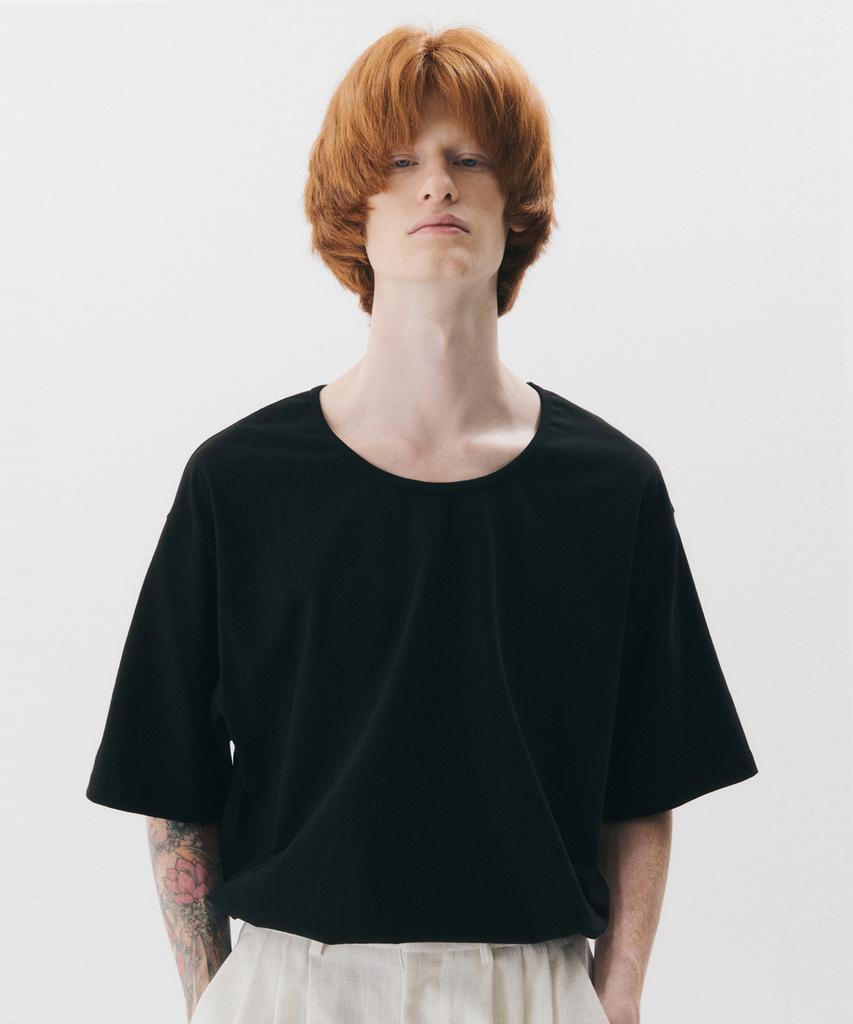 TRIP LE SENS Basic U-Neck Silket Cotton T-Shirt_10 Color (Ac Type)