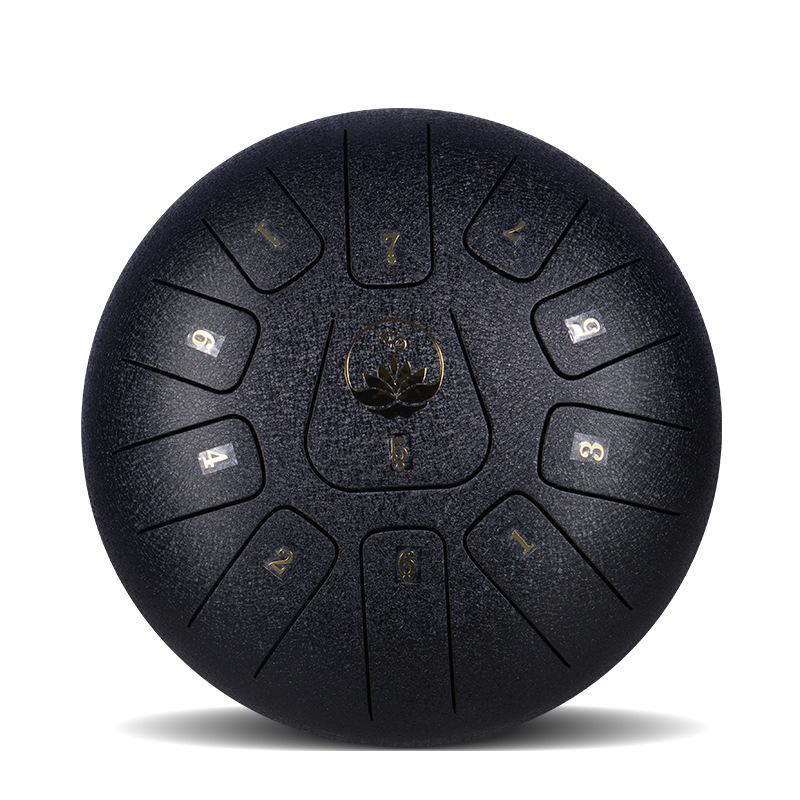 Ethereal Steel Tongue Drum - 6/8/10/12/13/14 Inch Handpan Percussion Instrument.