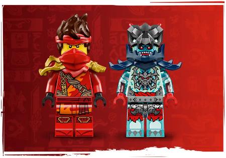 Lego 71838 ninjago kpl Motocyklový závod Kaia 6+ 79ks