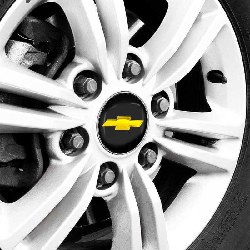 4Pcs 56/60mm Car Wheel Center Hub Caps Cover Decor Sticker Auto Accessories for Chevrolet Sail Equinox Vm0  Cruze Malibu AVEO Lova RV