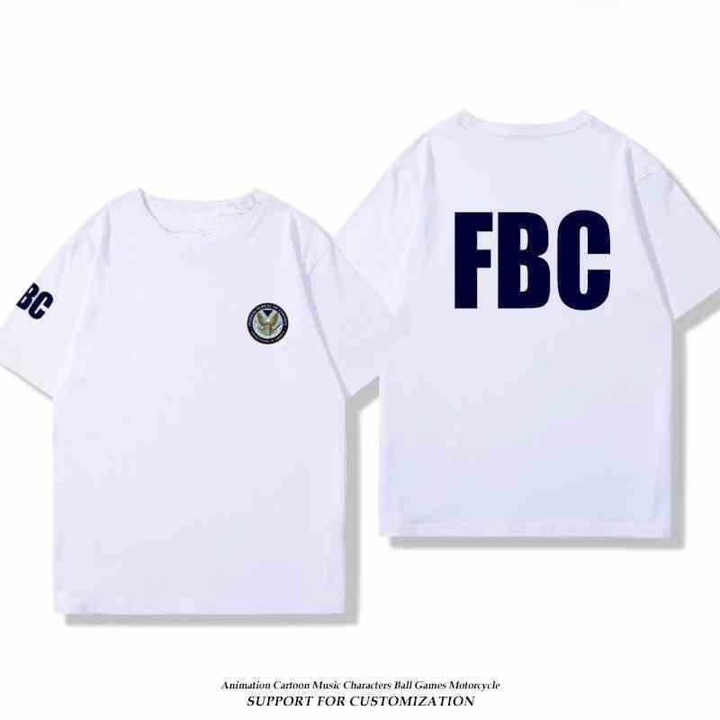 2026 Federal Bureau of Control FBC Paranormal Organization Unisexs and Womens Short Sleeve TShirt Summer Versatile Cotton Top