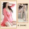 Sexy Underwear, Sexy Lace, In Stock, Bow Suspender, Nightdress, Lace-up Robe, Perspective Loungewear Set.