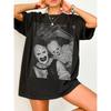Art the Clown and Pennywise Shirt - Art the Clown X IT Horrorie Tee - Spooky Scary Clown Gift