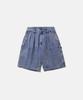 MOIF [Ss26] Wide Carpenter Denim Shorts / Faded Indigo