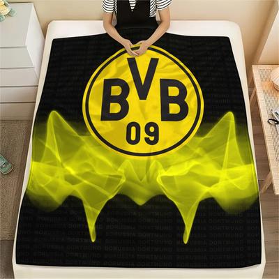 Borussia Dortmund,pattern Flannel Blanket, High Quality Comfortable for All Seasons, Home Decor, Warmth and Comfort, Perfect for Gifts.