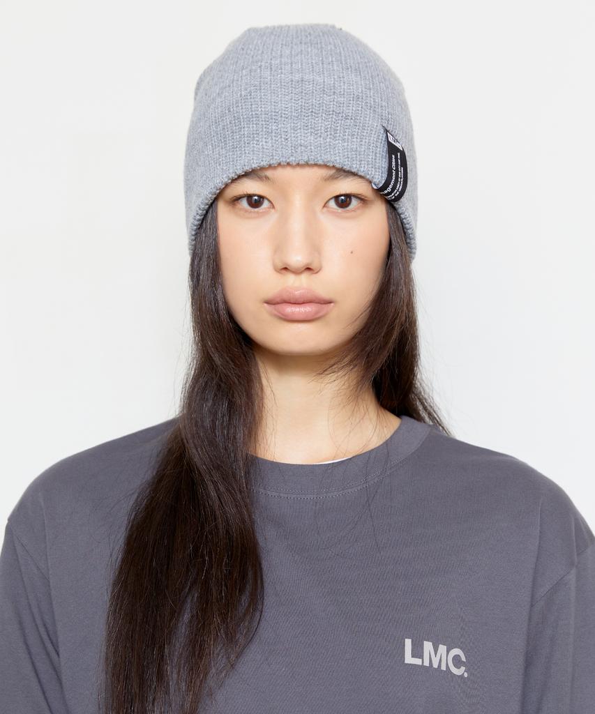 LMC Label Short Beanie Brown