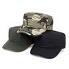 Casquette plate tendance réglable unisexe en coton avec motif camouflage de l'armée, chapeau de baseball décontracté pour homme et femme, chapeau de pêche décontracté