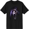 Ghostface White Mask In Hood Men's Black Graphic Tee