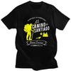 Camiseta Personalizada Cool Buen Camino De Santiago Masculina Manga Curta 100% Algodão Camisetas Casuais Camisetas da Moda