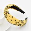 Chic Floral Printed Headband for Women Polka Dot Hairband Fashion Hair Accessory for Girls Daily Use