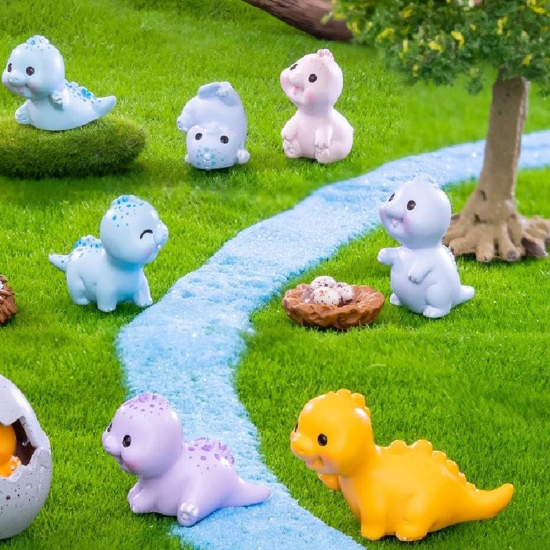 Creative Resin Dinosaur Miniatures For Moss Terrariums Cute Desk Accessories