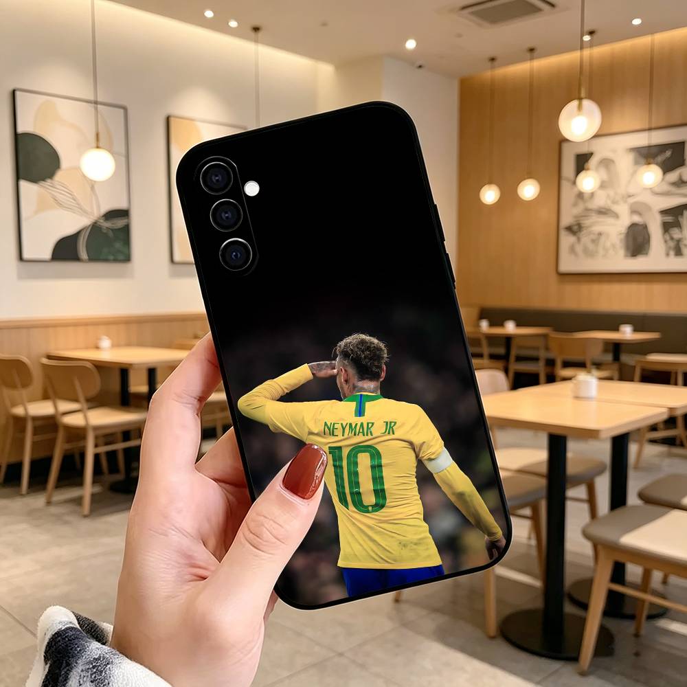 N-Neymar J-jr Football 10  Phone Case Black Silicone Soft For Samsung Galaxy A73,A72,A71,A70,A53,A52,A51