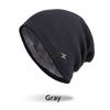 Unisex Solid Gorros Skullies Winter Warm Hat Men's Knitted Hat Thick Fleece Hat Casual Beanies