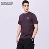 Men's Embroidered Round Neck Short Sleeve T-shirt