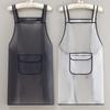 Translucent TPU Apron Waterproof and Oil-proof Catering Special Work Clothes for Men and Women Fashion No-wash Wholesale Waist