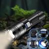 XHP50 High Power Flashlight Power Display Zoomable Flashlight 300LM Powerful LED Flashlight Mobile Power Bank for Camping Hiking