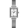 [Julius] Women's Watch Square Watch Wristwatch Metal Watch Mesh Band Women's Watch Formal Watch Daily Item Girlfriend Gift JA-1153,Korean Watches