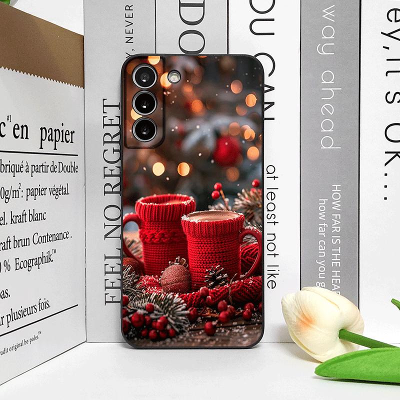 Christmas Decorate Hot Coffe Cup Pattern Phone Case for OnePlus 13 12 13 R 11 10 9 8 Pro Nord 4 N100 CE3 ACE2 ACE3 5G Soft Cover
