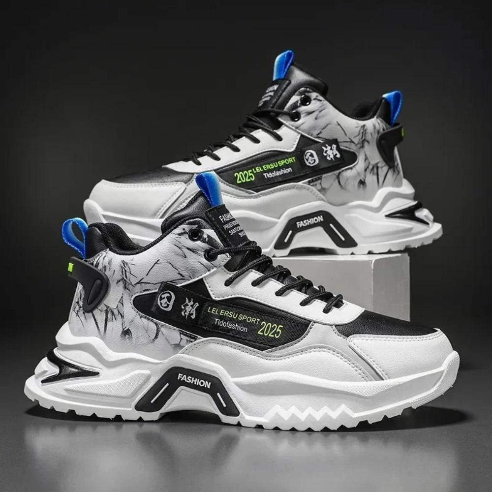 Scarpe da Uomo Sneakers Moda Traspiranti Scarpe da Corsa con Zeppa Rete Sport Leggere Unisex Maschile Casual Vulcanizzate Scarpe da Uomo