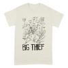 Big Thief Flowers And Candles Ivory T-Shirt 2025 Gift Tour Go267