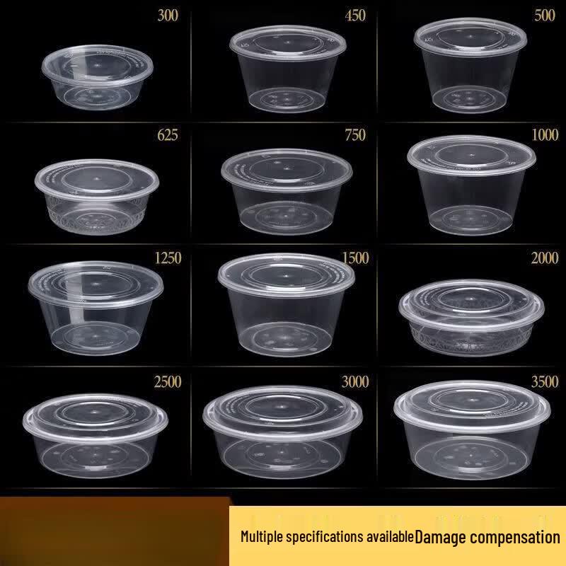 Libaiyi Disposable Microwaveable Food Container Bowls