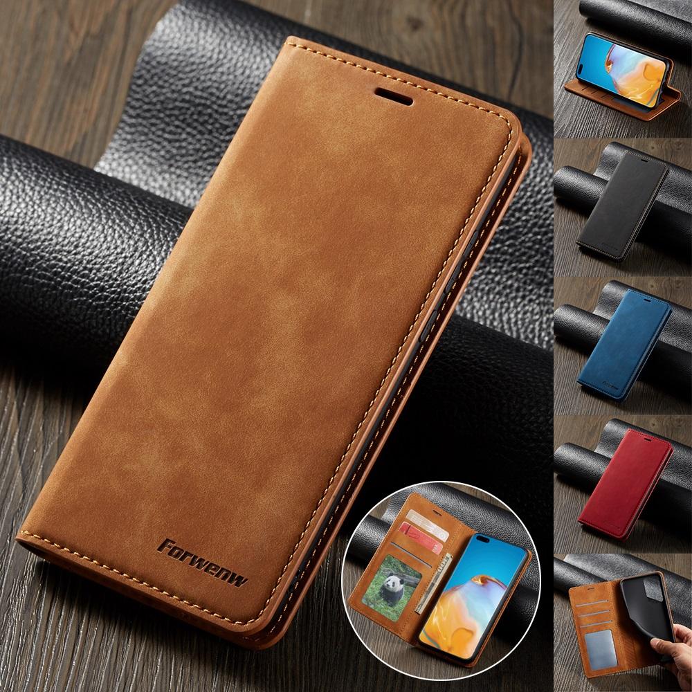 Husă Ultra Subțire din Piele Mată Pentru Huawei P40 P30 P20 Mate 30 20 Pro Lite Portofel Husă Tip Carte P Smart Plus 2019 2020 Fold Slot Card