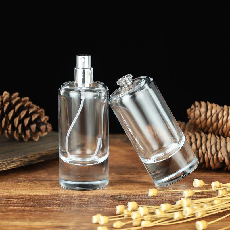 50ml Transparent Glass Fine Mist Perfume Decanting Spray Bottle