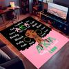 AKA Logo2 Printed Absorbent Washable Carpet, Non-Slip Bathroom Mats, Kitchen Rugs, Yoga Mat,Living Room Entrance, Camping Picnic Rugs
