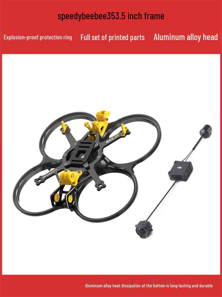 Speedybee BEE35 3.5" Cinewhoop Frame with O3 FPV and Inverted Mount Ducts