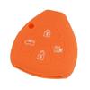 4 Buttons Silicone Remote Car Key Fob Protection Cover Case for Toyota Crown